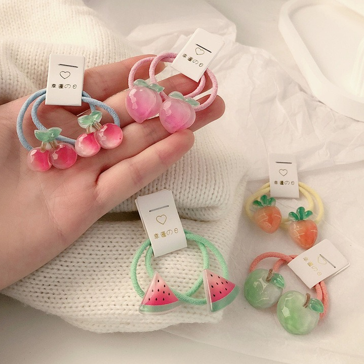Travel Accessories Baby - 어린이 당근 머리끈 5쌍 미끄럼 방지