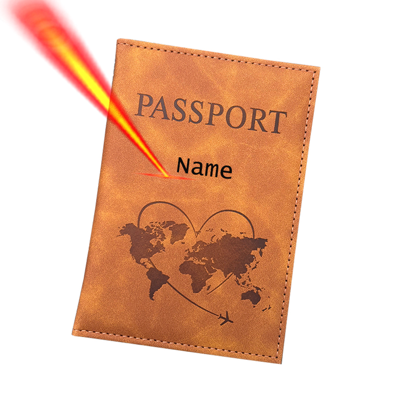 Travel Accessories Wallet - 개인화 된 이름 여권 홀더 여행