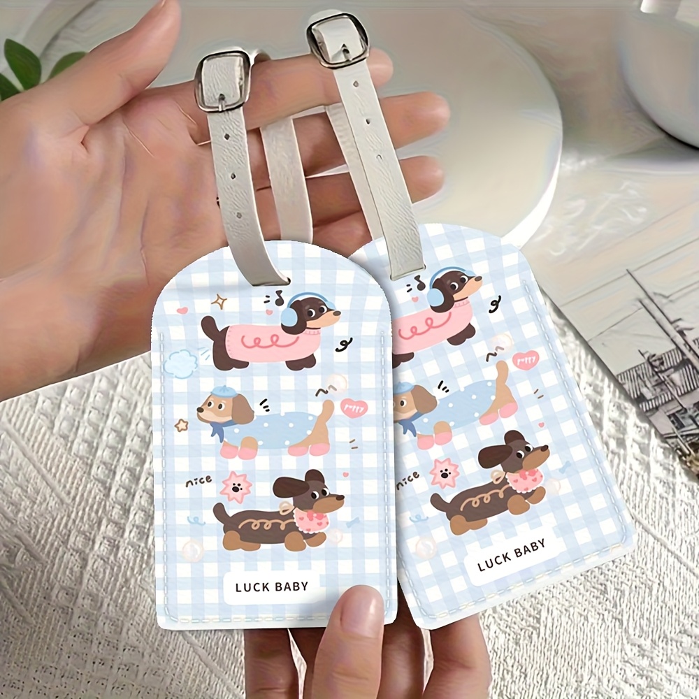 Travel Accessories As Gifts - PU 소재로 제작된 튼튼한 ID 태그,