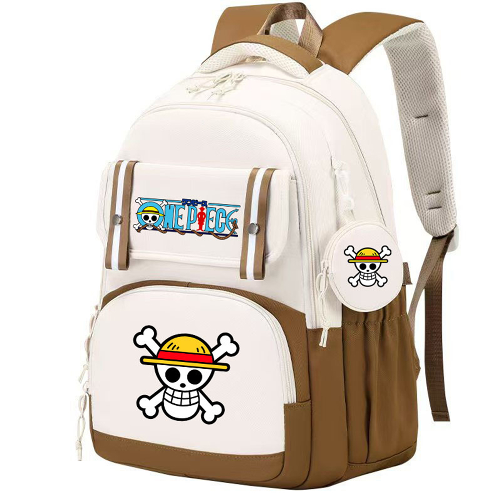 애니메이션 원피스 디자인의 대형 백팩, 학생용, 학교용 - Travel Accessories As Gifts 리뷰 및 가격