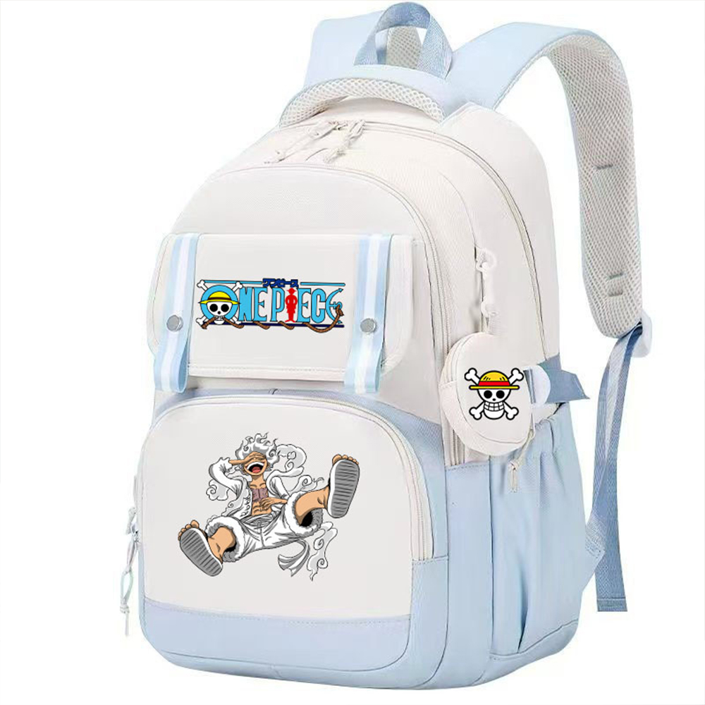 애니메이션 원피스 디자인의 대형 백팩, 학생용, 학교용 - Travel Accessories As Gifts 리뷰 및 가격