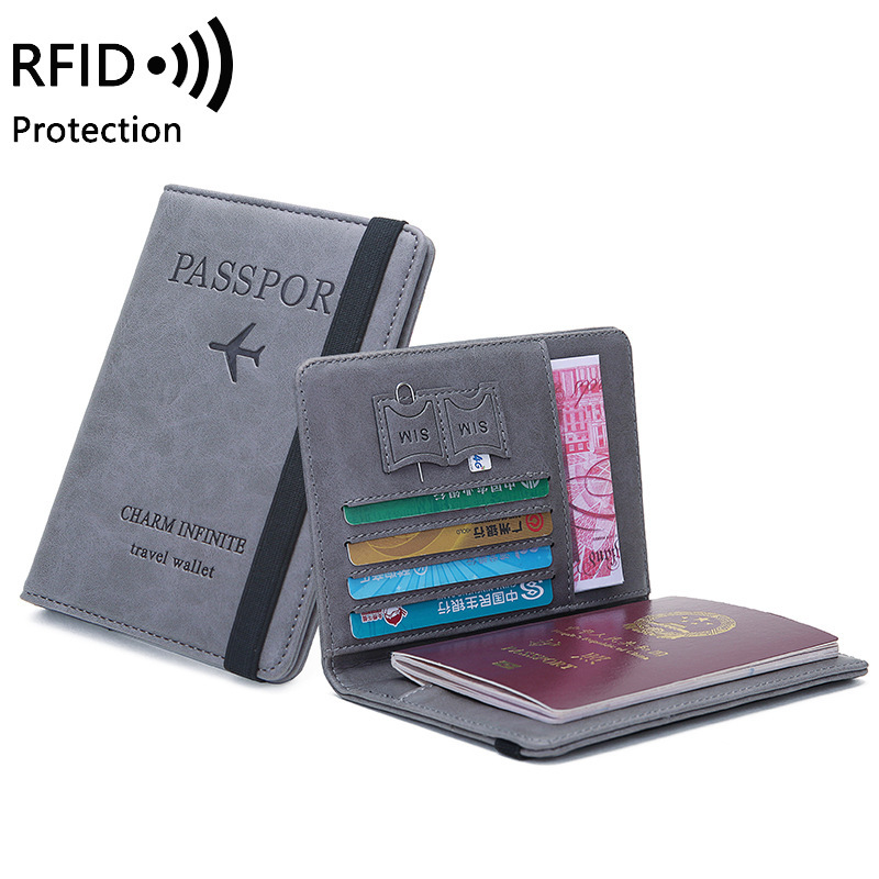 남녀공용 PU 가죽 여권 홀더 - 신용/신분증 및 티켓 - Travel Accessories Wallet 리뷰 및 가격