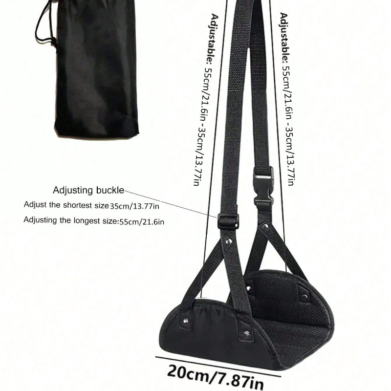 비행기 여행을위한 휴대용 조절 가능한 발판 해먹 긴 비 - Travel Accessories Long Flight 리뷰 및 가격