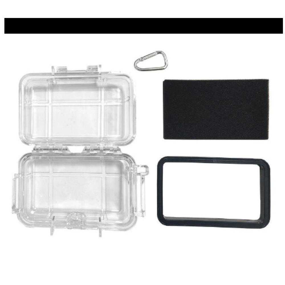 미니 휴대용 방수 보관 상자 폼 라이닝이있는 투명한 충 - Travel Accessories Jewelry 리뷰 및 가격