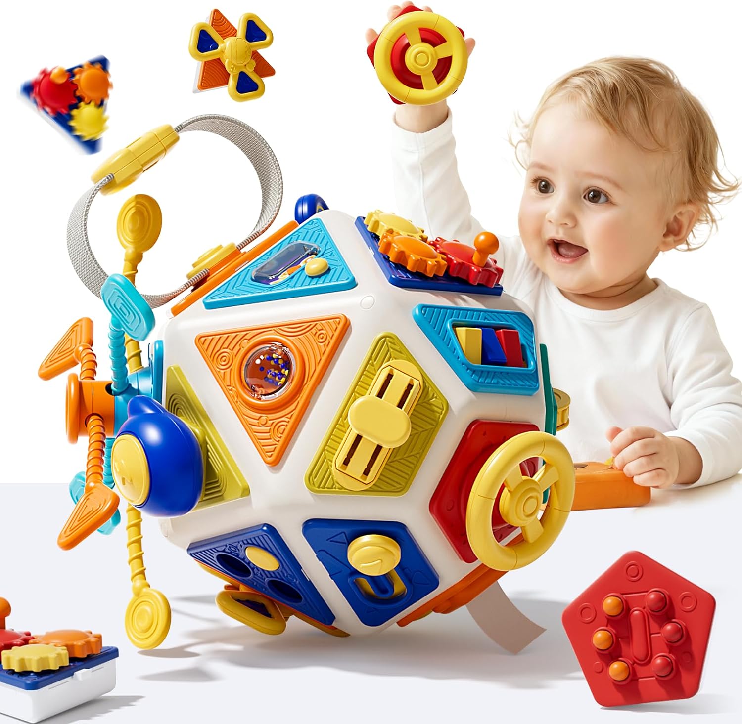 아기 활동 큐브 장난감 몬테소리 감각 발달 장난감 유아 - Travel Accessories Baby 리뷰 및 가격