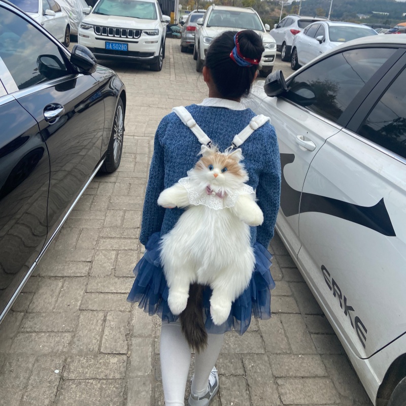 2026년 신상 래그돌 고양이 플러시 백팩 귀여운 인조 - Travel Accessories Ideas 리뷰 및 가격